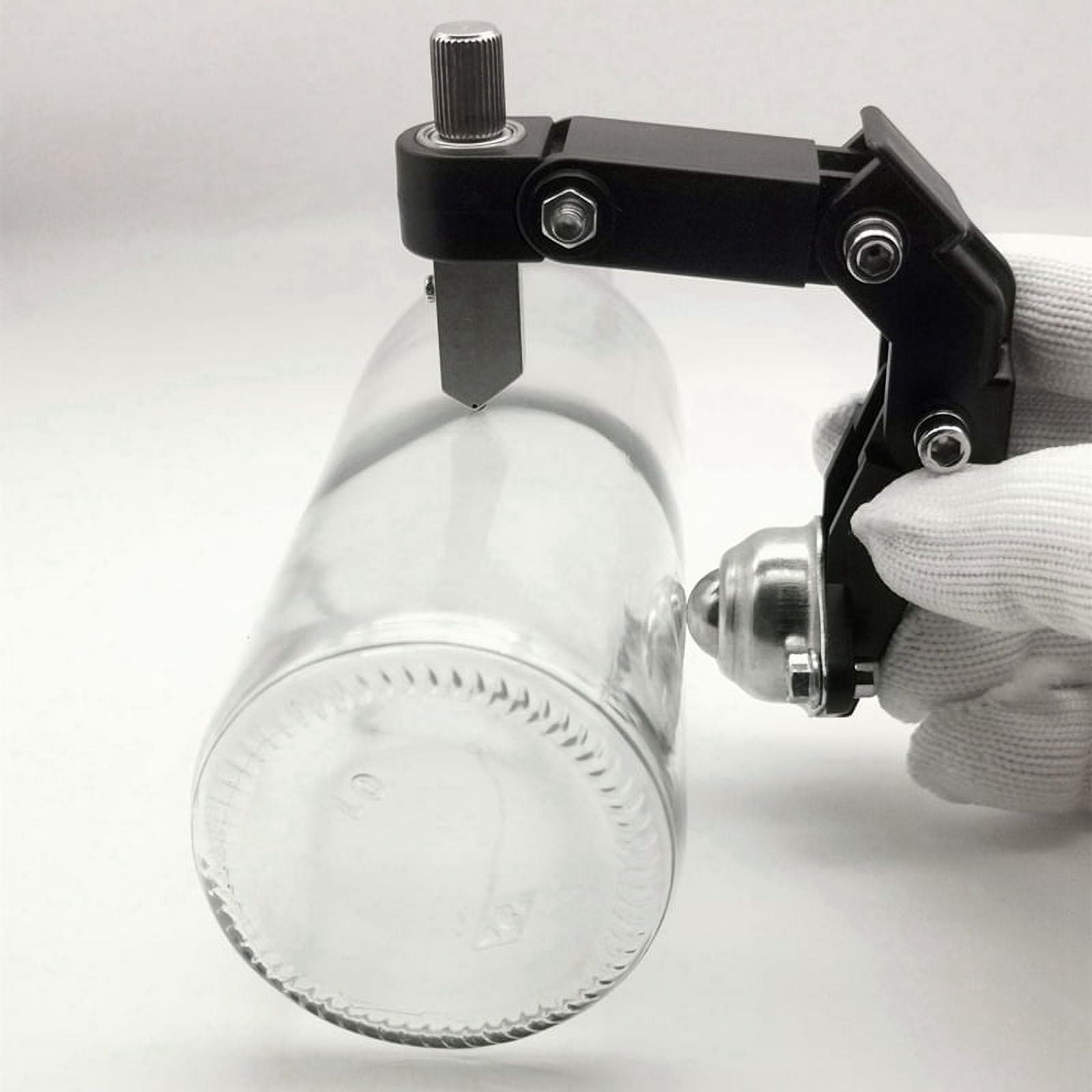 Arc Glass Bottle Cutter DIY Tool Portable Quick Glass Cutting Kit,Square \u0026 Round Bottle Cutting Machine with Accessories