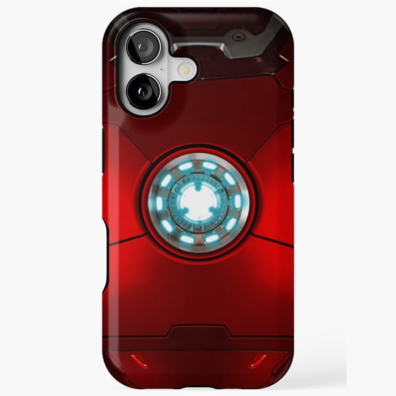 Arc Reactor Iron Man iPhone Case 11 through 17 Pro Max