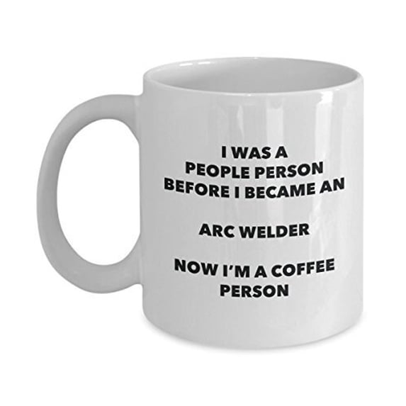 Arc Welder Coffee Person Mug - Funny Tea Cocoa Cup - Birthday Christmas Coffee Lover Cute Gag Gifts Idea