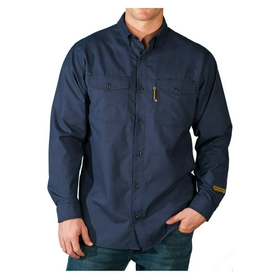 Arc and Flame Resistant Button Up "Silver Bullet" Long Sleeve Shirt - Made in the USA