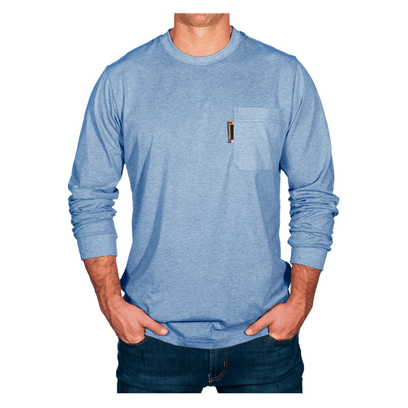 Arc and Flame Resistant Long Sleeve Shirt with Chest Pocket - Made in the USA