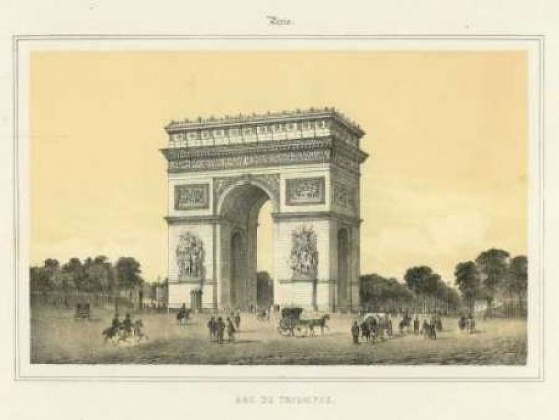 Arc de Triomphe Canvas Art - Adam Rogers (18 x 24)