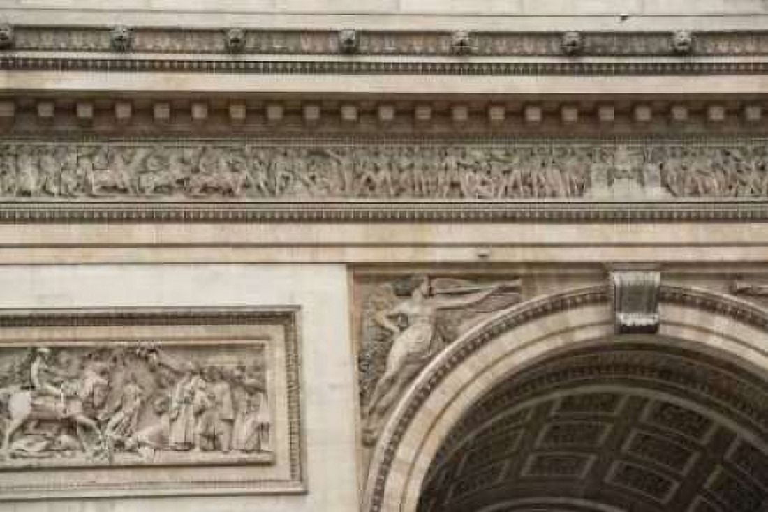 Arc de Triomphe III Canvas Art - Erin Berzel (24 x 36)