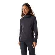 Arcteryx Rho Hoody Womens | Lightweight Base Layer Hoody | Black, Small