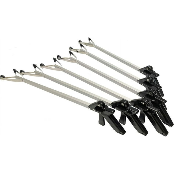 ArcMate EZ Reacher 32 Standard Outdoor Suction Cup Reacher, Professional Commercial Indoor and Outdoor Use, 4.5 Wide Jaw, 8lb. Capacity, Black, 32, 6-Pack (32S-6-FBA)