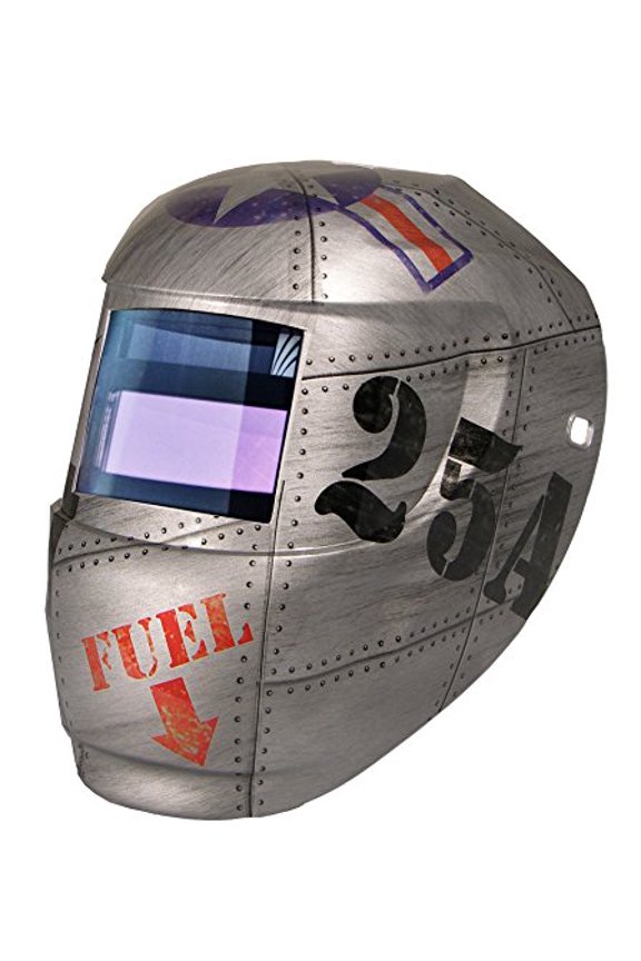 1000F-0166 Professional Grade Carrera Welding Helmet Shell with 1000F Auto-Darkening Filter, Top Gun