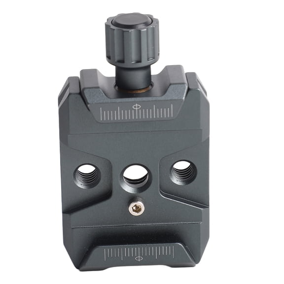 Arca QR-40S Aluminum Alloy Quick Release QR Plate Clamp With Arca QR Plate Slot 3/8-inch & 1/4-inch Screw Hole Compatible With RS2/RSC2/RS3 QR Plate