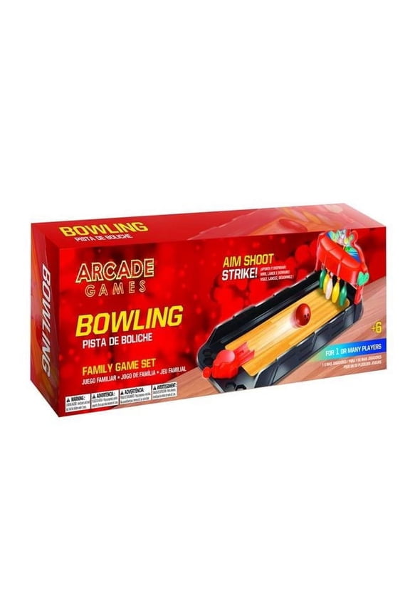 Arcade Bowling Game for Kids, Adults & Family