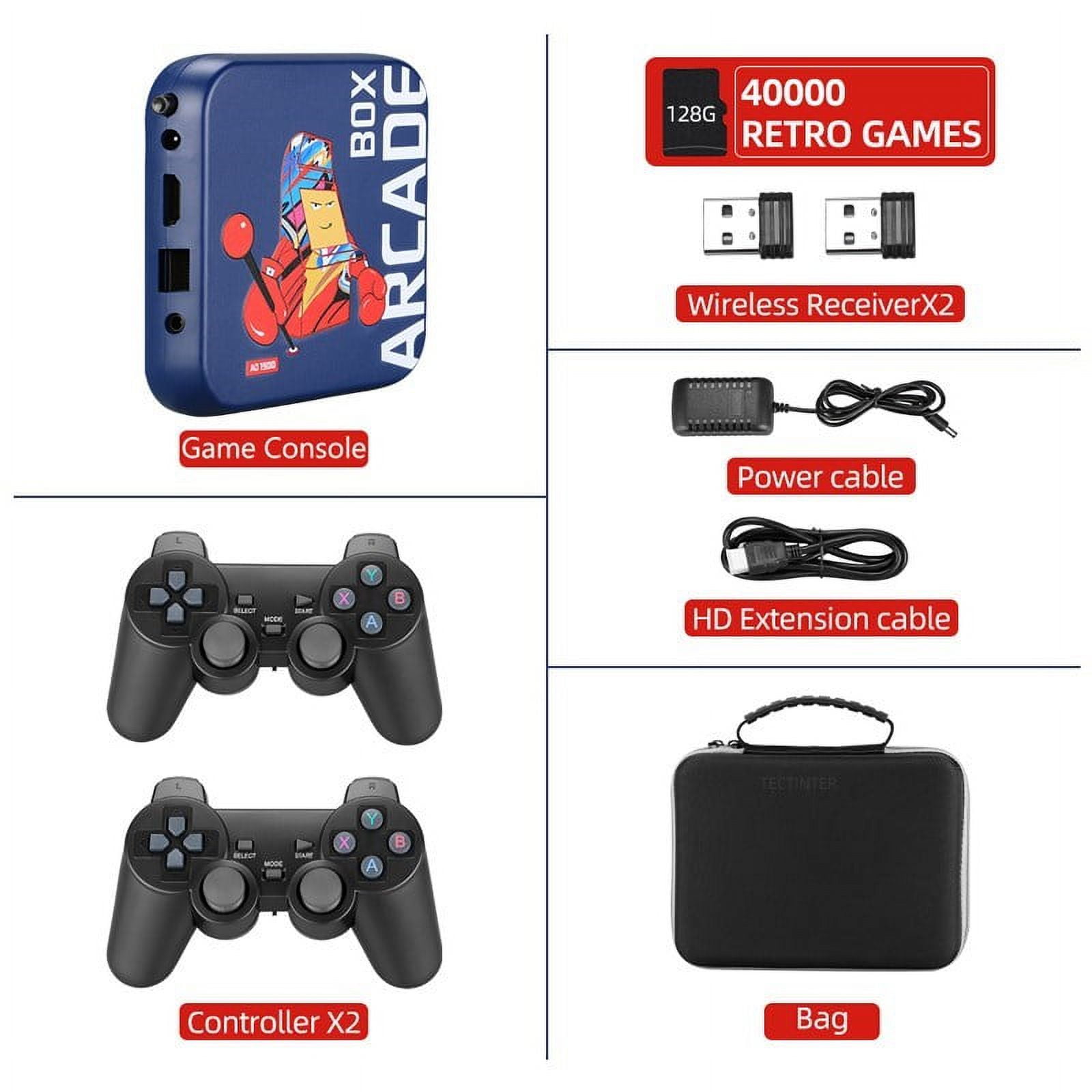 Retrobox Classic com 2 controles e 22 Mil Jogos de Play 1,N64,Super  Nintendo,Mega Drive,Atari