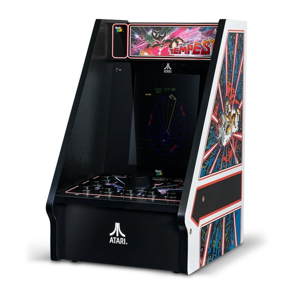 Open Box Arcade Classics Atari Tempest Counter Series Game Machine with 8" Screen and 5 Games