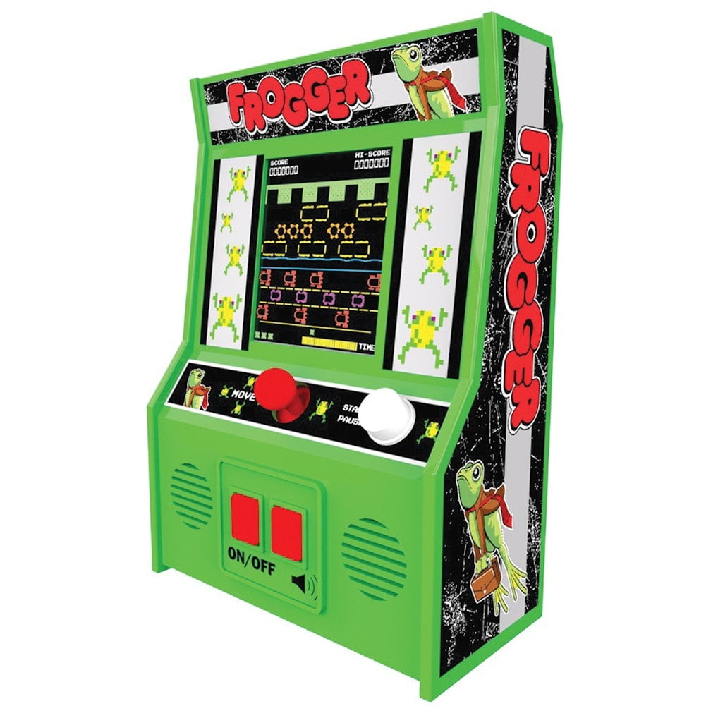 Arcade Classics - Handheld Frogger Mini Arcade Game (4 Color