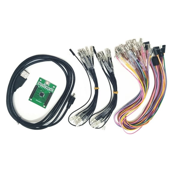 Arcade Encoder to USB Controller 187 Wiring 2 Players DIY Kit for Raspberry PI for PS3 Arcade