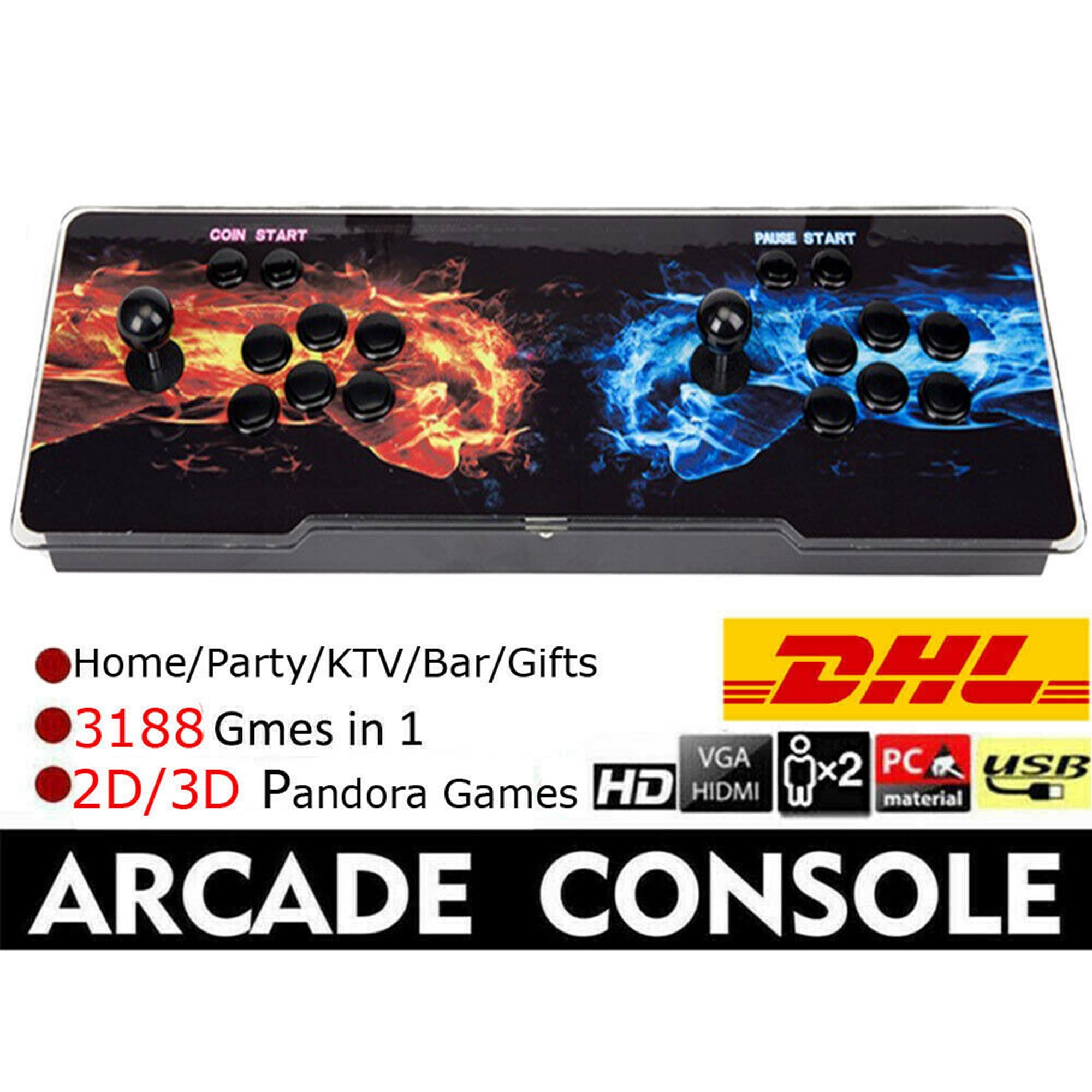 2 Player 3D Video Multi Gaming Double Joystick Button Home Retro Box  Pandora Arcade Game Console - China Control Panel and Arcade Game Control  Panel price