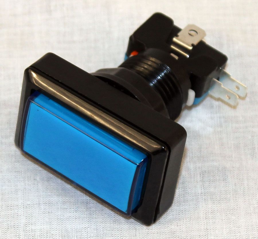 Arcade Game Illuminated Button rectangle for arcade and crane machines ...