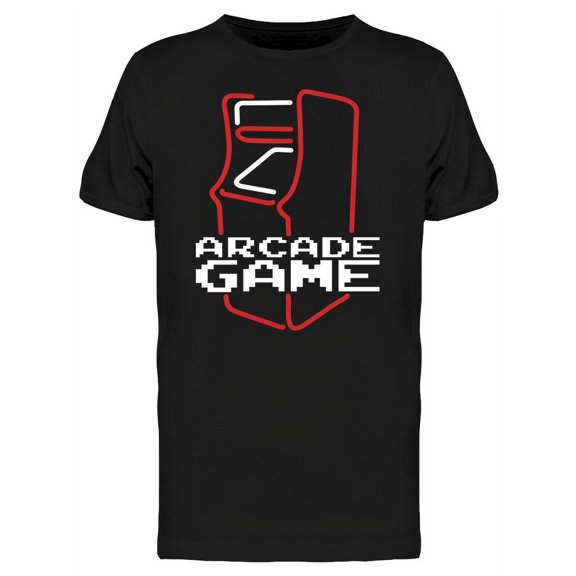 Arcade Game Machine Cabinet T-Shirt Men -Image by Shutterstock, Male Small