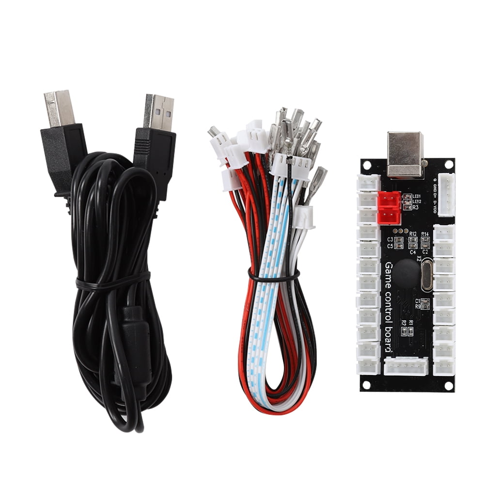 Arcade Game USB Encoder Controller with Acrylic Crystal Case and PC ...