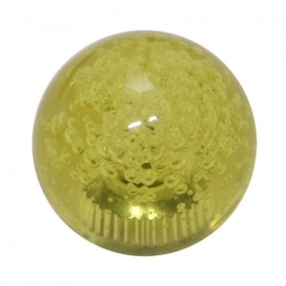 Arcade Joystick Crystal Light Up Ball Top - YELLOW, by RetroArcade.us