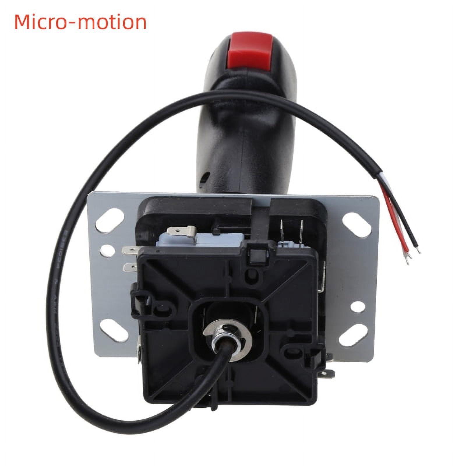 Arcade Joystick Flight Stick With Vibration Trigger Joystick Red Top