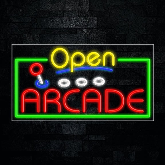 Arcade LED Neon Sign 33"L x 18"H #35449
