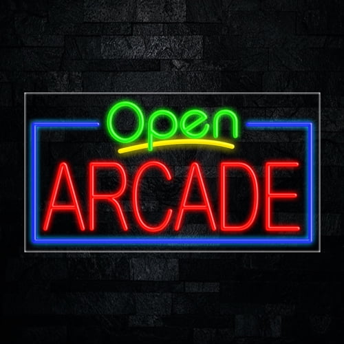 Arcade LED Neon Sign 33"L x 18"H #35614