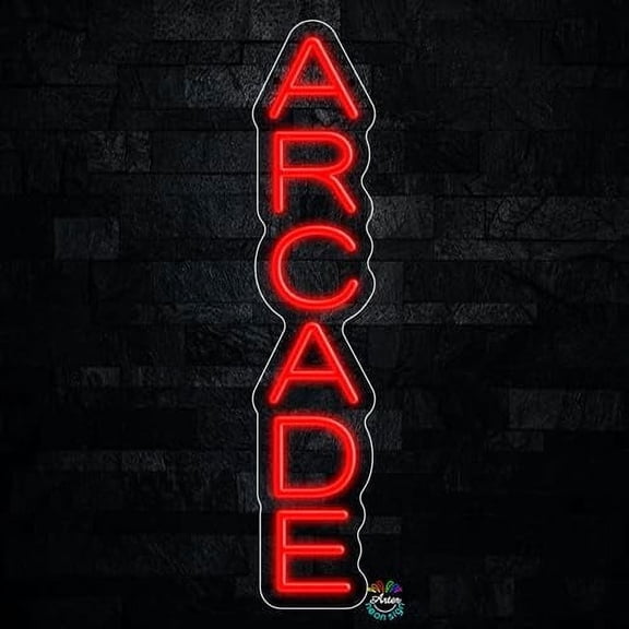Arcade LED Neon Sign 5"L x 24"H #32023