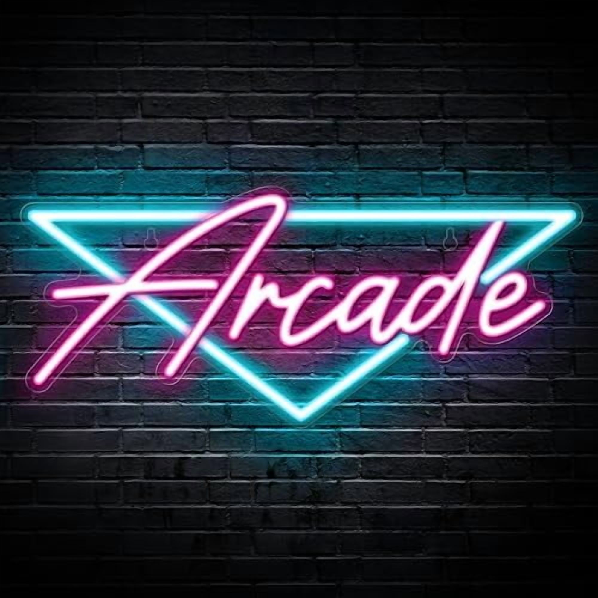 Arcade Neon Sign, LED Arcade Signs for Arcade Room Decor | Retro Neon ...