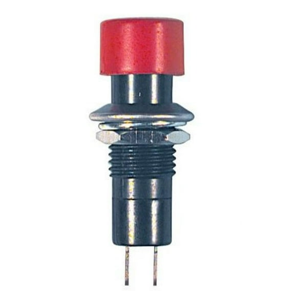 Arcade Red Push Button Momentary Setup Switch - SPST 125 VAC N O 3 amp