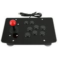 Arcade Rocker Game Joystick 8 Button Game Handle Controller(Black