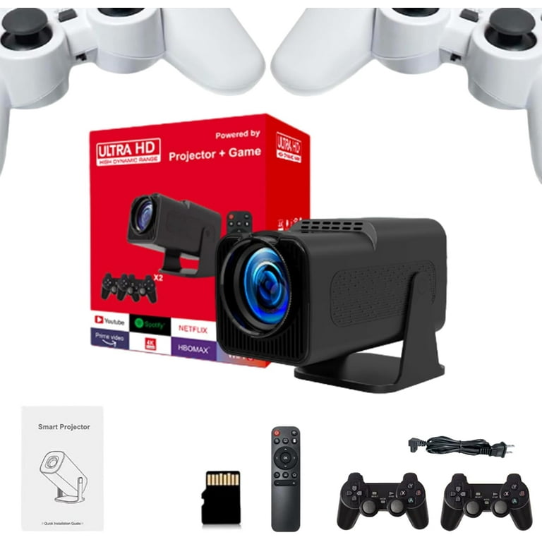 Arcade Vision Projector, Game Projector with Controllers, Cinemaster Pro - 4k Smart Movie Projector, M320 Max, Video Game Projector, Projector Game Arcade Vision Projector, Game Projector with Controllers, Cinemaster Pro - 4k Smart Movie Projector, M320 Max, Video Game Projector, Projector Game