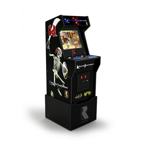 Arcade1Up - Killer Instinct Arcade with Stool, Riser, Lit Deck & Lit Marquee - Multi