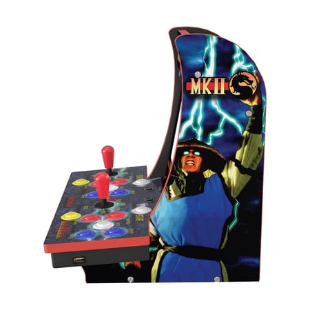 Arcade1UP Mortal Kombat (2-Player) Counter-cade with Lit Marquee, Port and Headphone Jack