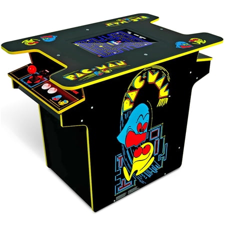 Arcade1UP - Pac-Man Head-to-head (H2H), 12 Games in 1, Gaming Table w-Lit Deck