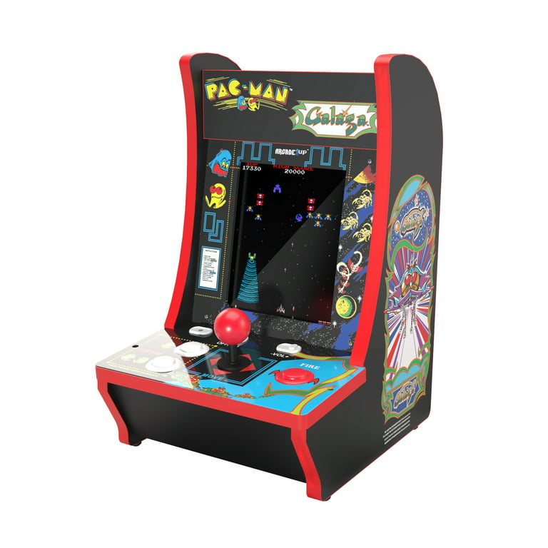 Arcade1UP Pac-Man with Galaga, 4 Games in 1, 1-Player, Counter-cade with  Lit Marquee and Headphone Jack (12.6 D x 13 W x 18.5 H) 