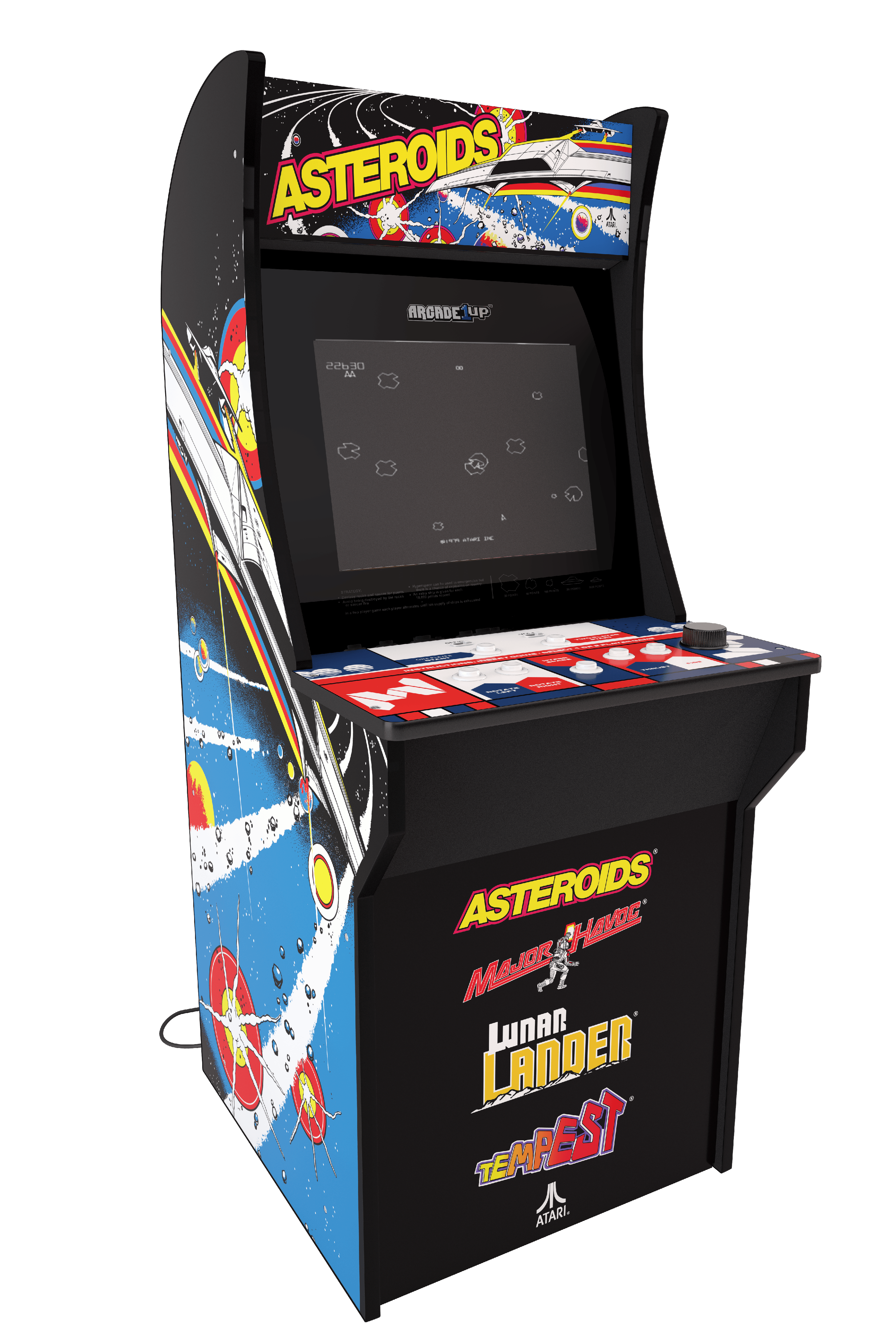 Arcade1Up, Asteroids Arcade Machine, 4ft - image 1 of 7