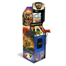 Arcade1Up Big Buck Hunter Pro Deluxe Arcade Machine, built for your home, 5-foot-tall stand-up cabinet, 4 classic games, and 17-inch screen