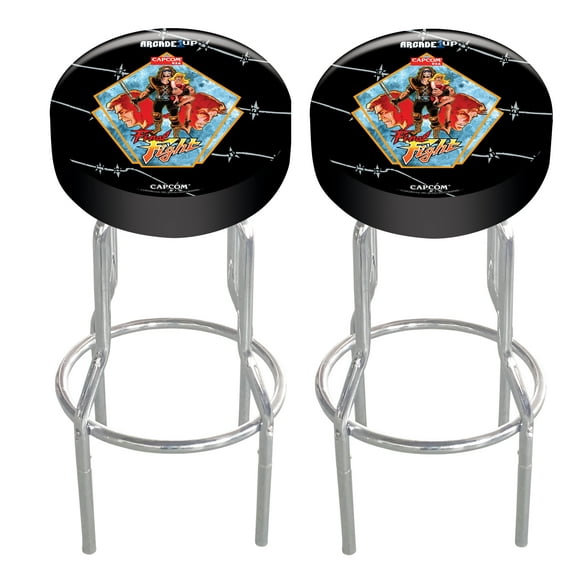 Arcade1Up Final Fight Adjustable Stool, 21.5" to 29.5" Set of 2