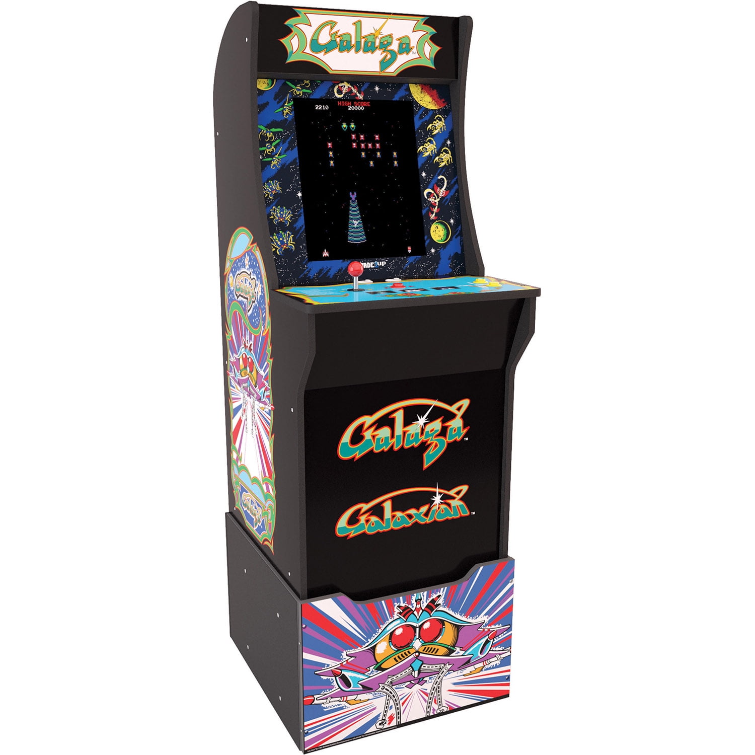 Arcade1Up Galaga Arcade Machine, Coinless Operation