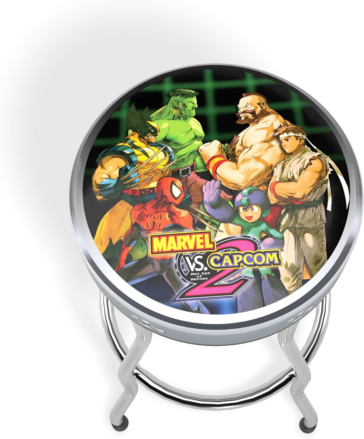 Marvel Vs Capcom 2 Adjustable Height Gaming Stool
