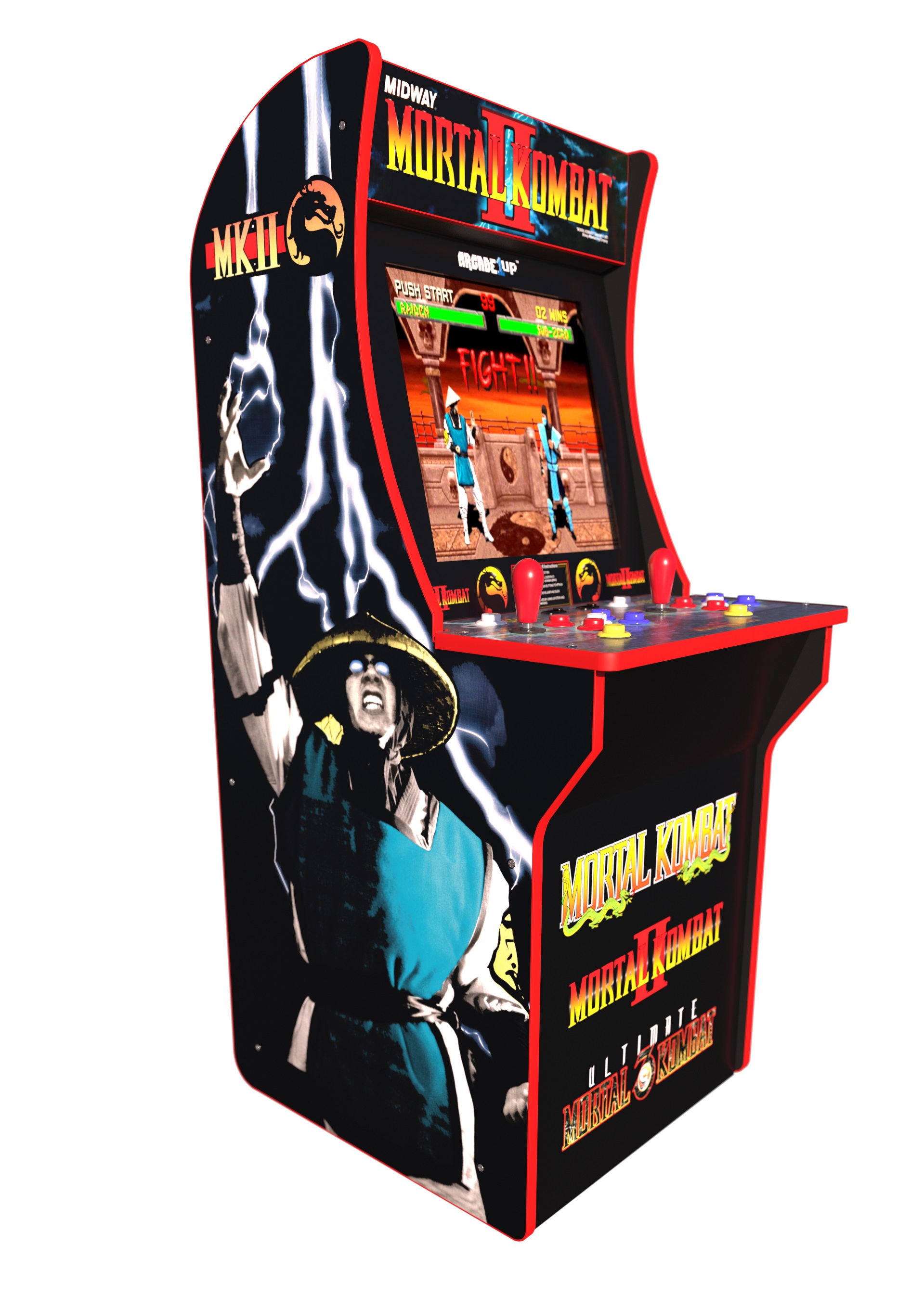 Arcade1Up, Mortal Kombat Arcade Machine without riser, 4ft (Includes Mortal Kombat I,II, III) (Pick Up Today) - image 1 of 5