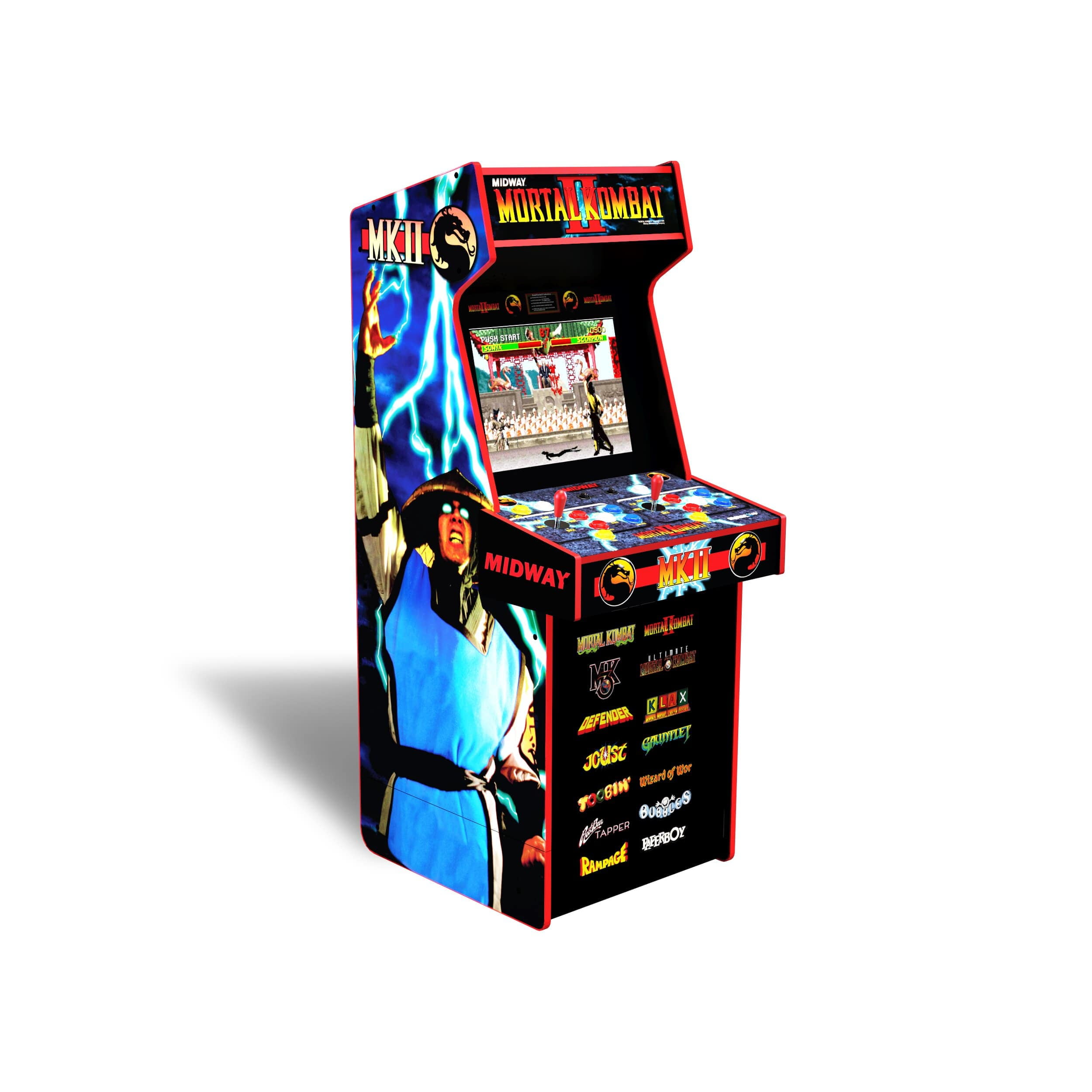 Arcade1Up Mortal Kombat II for Home, 4-ft Cabinet with 14 Arcade1Up Mortal Kombat II for Home, 4-ft Cabinet with 14