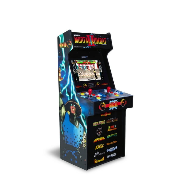 Open Box Arcade1Up Mortal Kombat II Classic SE Arcade Machine 4 - Foot Cabinet, 13 Classic Video Games, 15.6 IPS Display, Easy Assembly, Perfect for Home Gaming