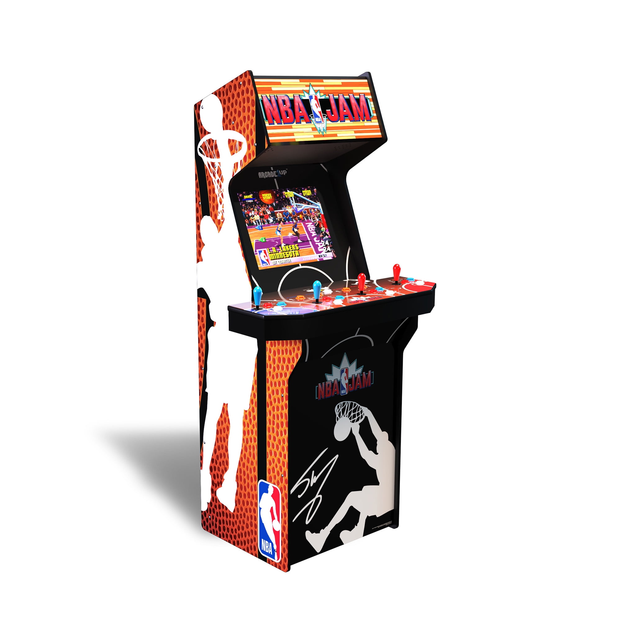 Arcade1Up - NBA JAM™ SHAQ EDITION With Riser and Lit Marquee, Arcade Game Machine