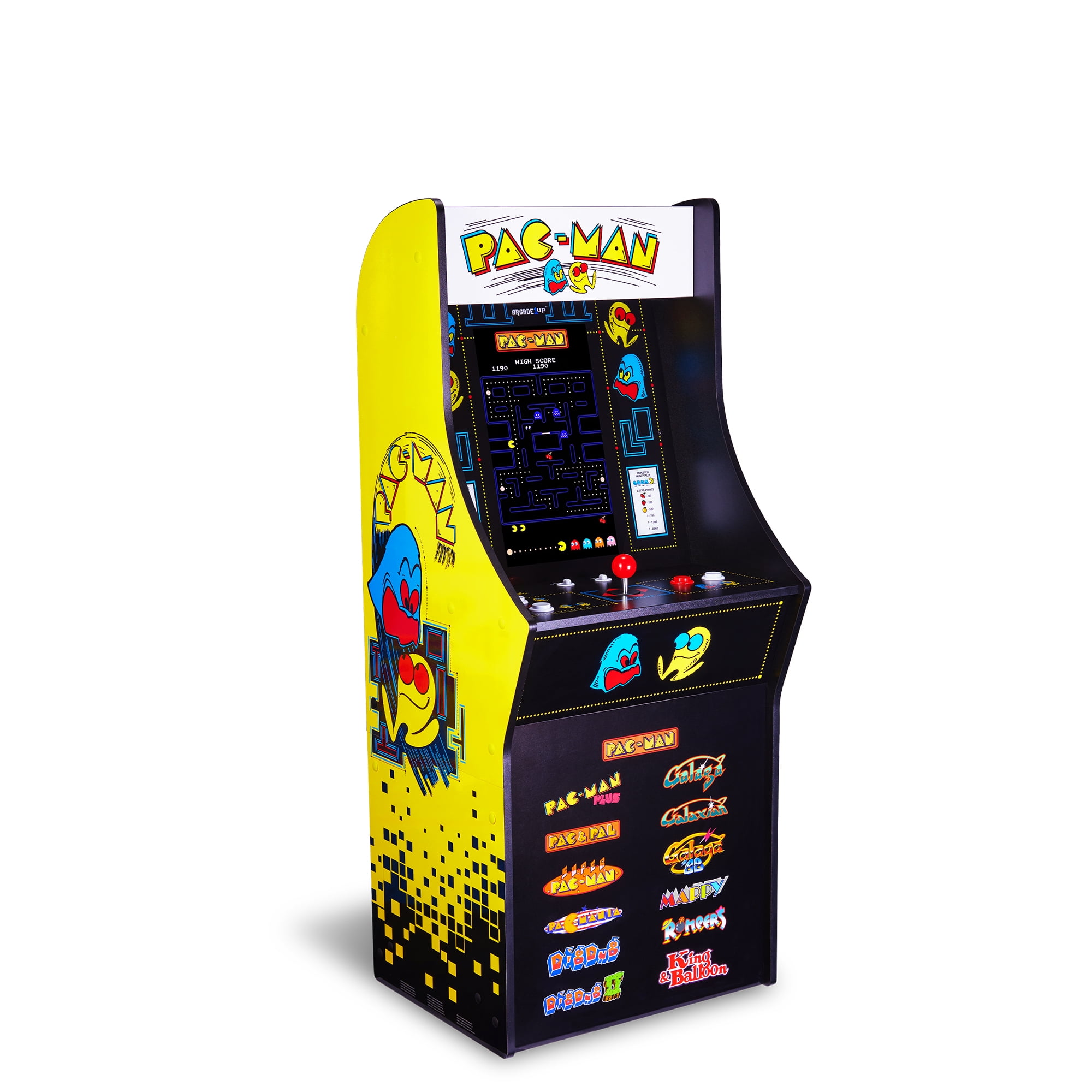 Arcade1Up PAC - MAN Classic SE Arcade Machine 4 - Foot Cabinet, 13 Classic Video Games, 15.6 IPS Display, Easy Assembly, Perfect for At - Home Gaming