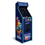Arcade1Up Pac-Man Deluxe Arcade Machine with 14 Games Included, 5 Feet Tall, Neon