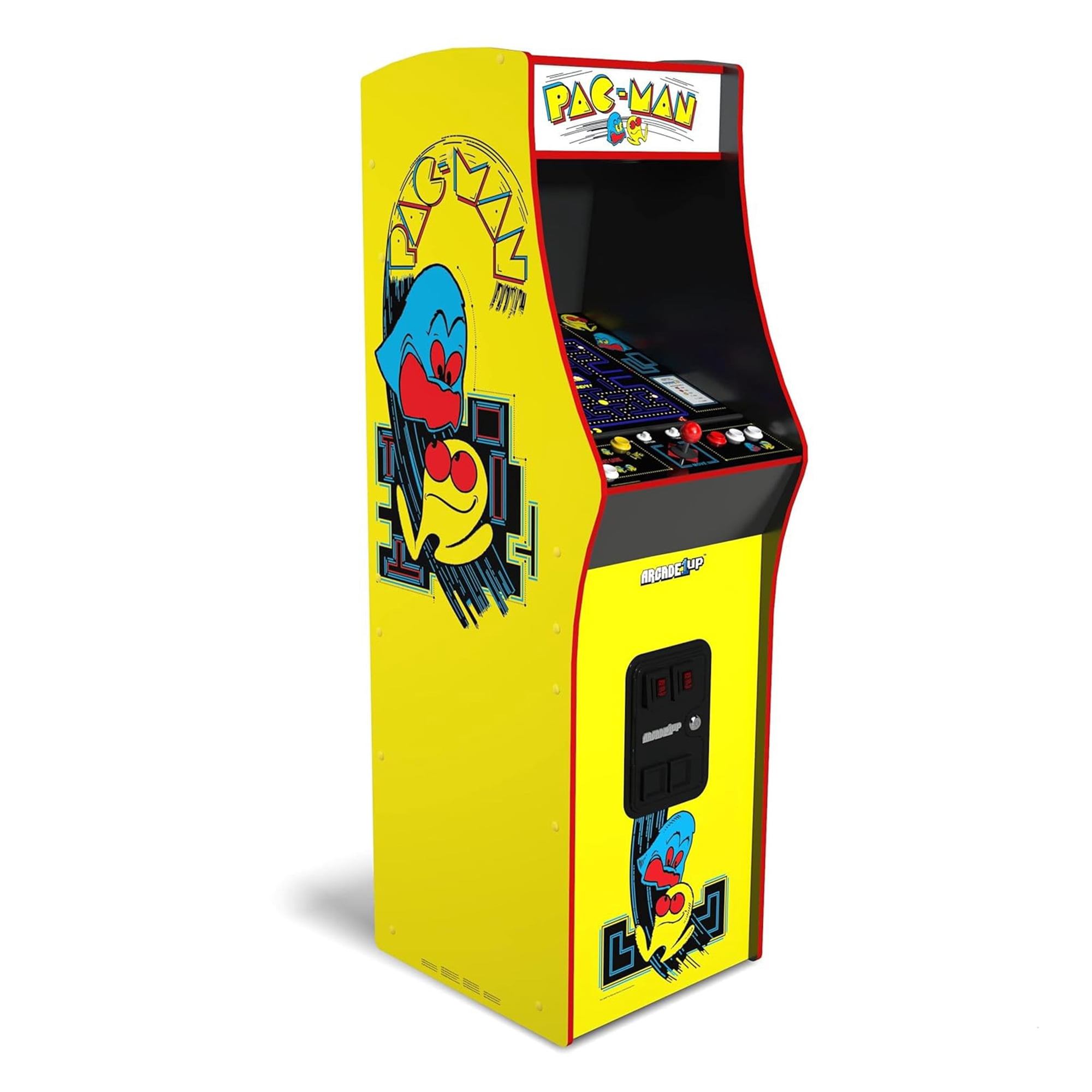 Arcade1Up PAC-MAN Retro Edition Video Game, 5ft Stand-Up Cabinet