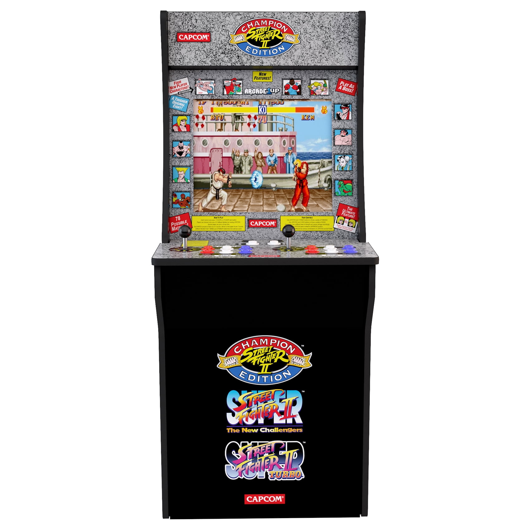 CNY Flash Deal! Arcade1Up: Street Fighter - Classic 3in1 Home Arcade (4ft)  – Games Crazy Deals