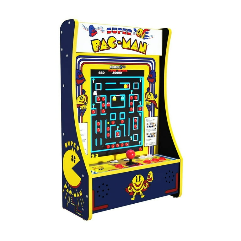 Arcade1Up Super Pac-Man Partycade (10 Games) - Walmart.com