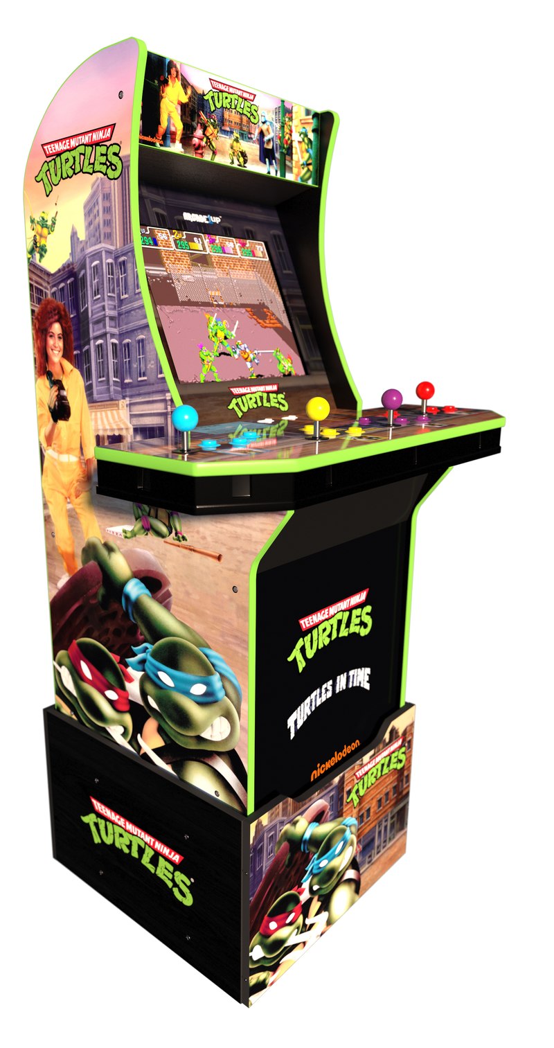 Arcade1Up, Teenage Mutant Ninja Turtles Arcade Machine w/ Riser - image 1 of 7