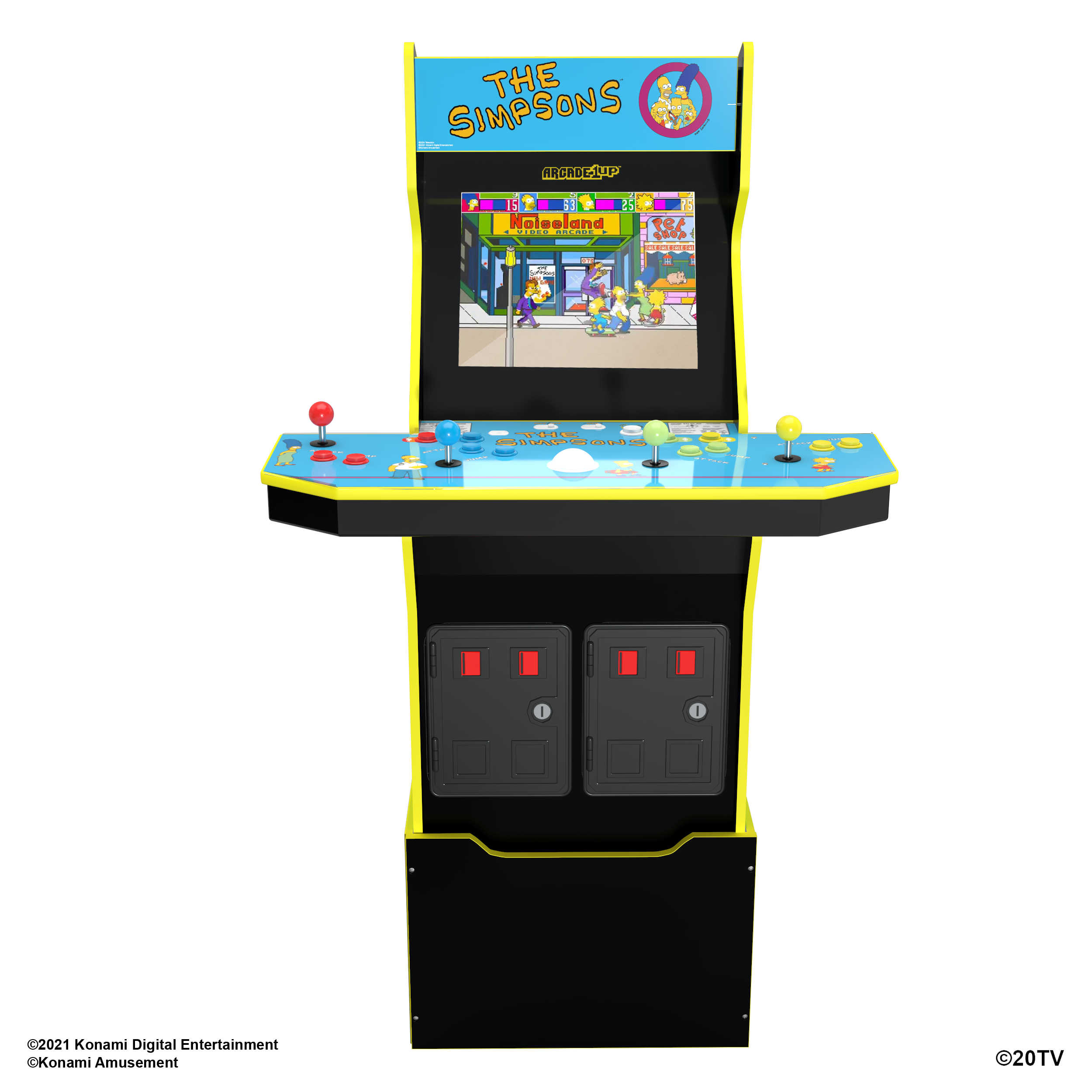 Arcade1Up, The Simpsons Arcade With Riser - image 1 of 11