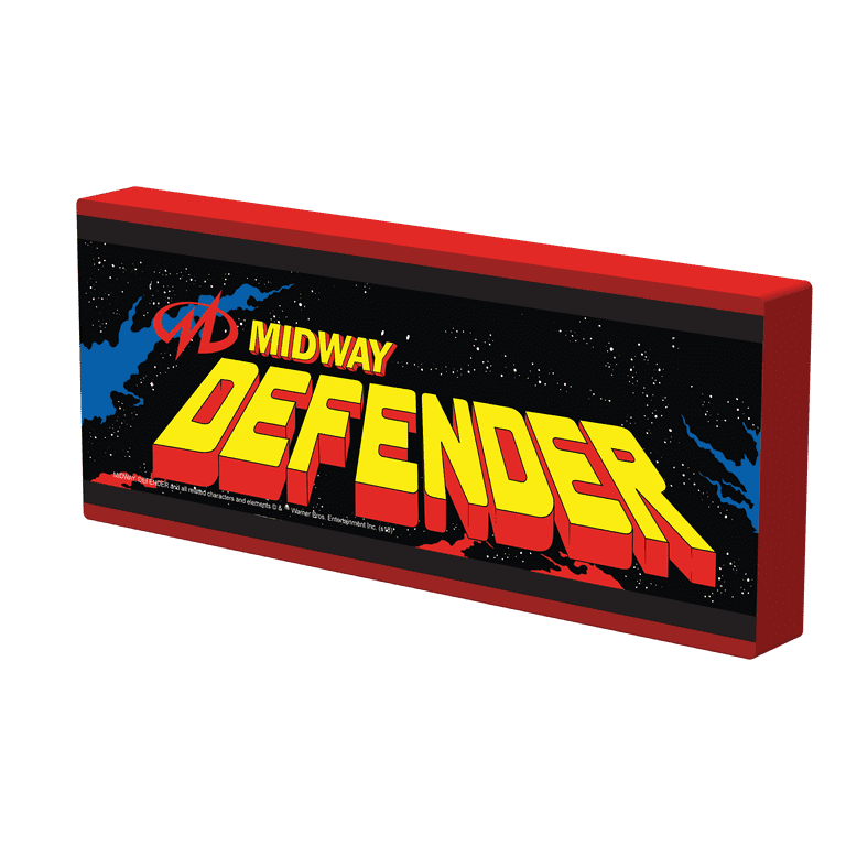 Arcade1up Defender Light Up Wall Mounted Marquee (24in X